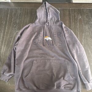 Majestic Denver Broncos Charcoal Hoodie